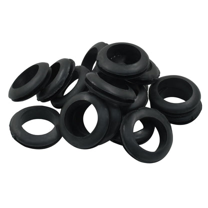 24 Pcs Rubber Grommets, 3/4" Inside Diameter 7/8" Drill Hole Rubber Wire Grommets for Wire, Firewall, Cables, Plugs