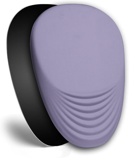 Ergonomic Mouse Pad with Wrist Rest Support,Mousepad Relief Carpal Tunnel Pain, Entire Memory Foam Mouse Pad with Non-Slip PU Base, Wireless Mouse Pad, Purple