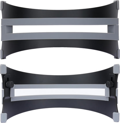 Adjustable Vertical Laptop Stand - 6061 Aluminum, CNC Precision, Anodized Finish, Fits All Laptops Including 17-inch, Ventilated Design, Anti-Slip Silicone Pads, ARC Shaped Stands