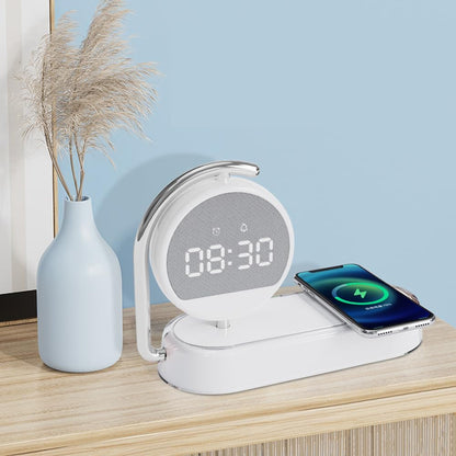 3 in1 mutifunction Mobile Wireless Charger with Digital Clocks and Night Lights fit for All Series Mobile That Support Wireless