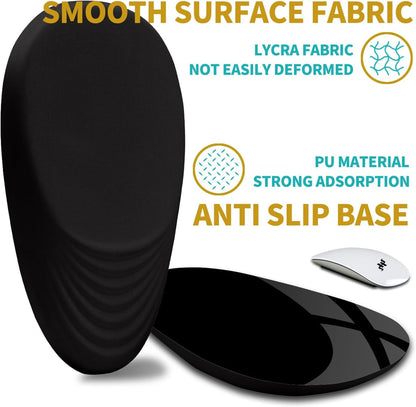 Hokafenle Ergonomic Mouse Pad Wrist Support with Stepped-Wedge Design, Wrist Rest Pain Relief Mousepad Filled with Memory Foam, Carpal Tunnel Mousepad for Wireless Mouse(12x8 inch, Black)