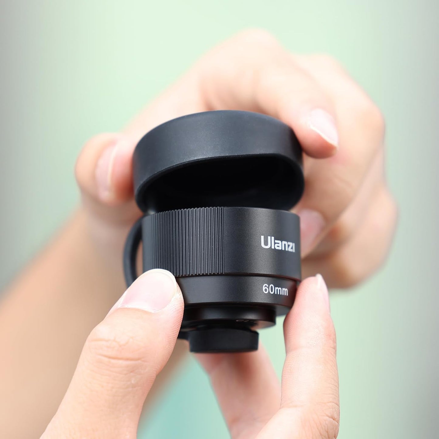 ULANZI CL-003 Phone Macro Lens, HD 75mm Phone Camera Lens for 17mm Thread, Compatible with iPhone Samsung Smartphone Cage Case with 17mm Adapter