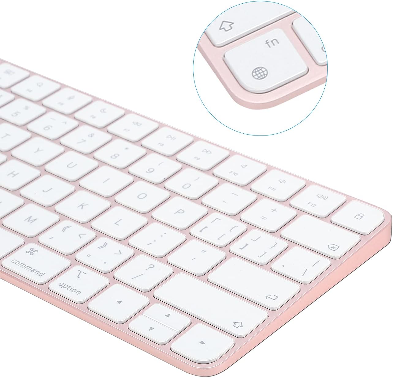 Keyboard Cover for New M4 iMac Magic Keyboard (Model A3203/A2450, w/o Touch ID, w/o Numeric Key) - Ultra Thin, Protective and Clear Keyboard Cover Protector Skin