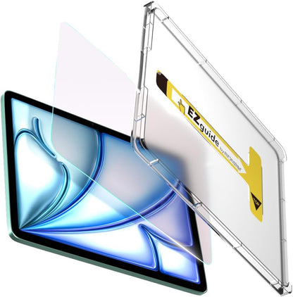 BELLEMOND Tempered Glass Screen Protector designed for iPad Air 13” (M3, 2025 / M2, 2024) - Anti Blue Light filter「EZ Guide」Alignment Kit for Flawless Installation, 10H Hardness - Designed in Japan