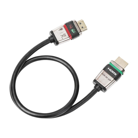 Locking HDMI 2.0 Cable - 4K@60Hz 18Gbps HDR for High-Speed Video Transfer with Ultra Lock System-0.5M/1.6FT