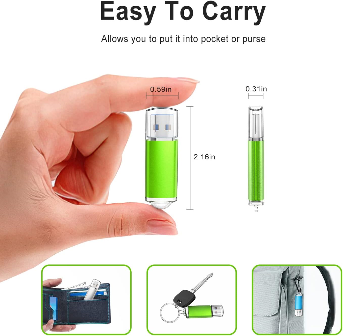 TOPESEL 16GB 10Pack 3.0 USB Flash Drive High Speed 16gb Thumb Drive Memory Stick Jump Drive 16G USB Drive Zip Drive for PC laptops, tablets, TVs, car audio(5 Mixed Colors: Black Blue Green Red Silver)