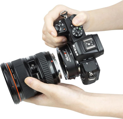 VILTROX EF-Z2 Auto Focus Lens Adapter 0.71x Reducer Speedbooster Lens Converter Compatible with Canon EF Mount Lens to Nikon Z Mount Mirrorless Cameras Z5 Z6 Z6II Z7 Z7II Z50 Zfc