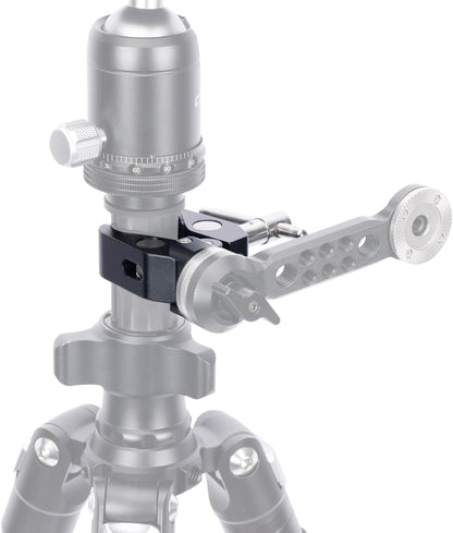 NICEYRIG Super Clamp to Rosette Mount Adapter, Maximum 50mm Adjustable Jaw Applicable for Desk Tripod Monopod Studio Light Stand - 593