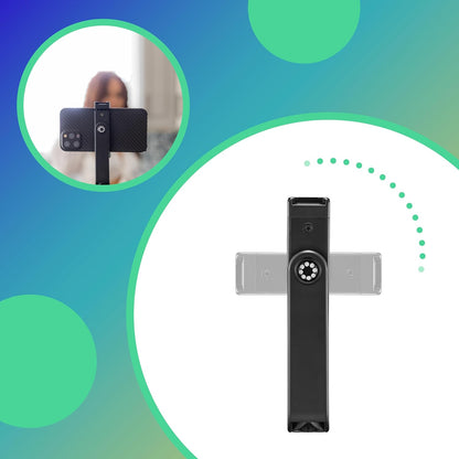 JOBY GorillaPod 1K GripTight 360 Mount Kit, Compact Flexible Tripod 1K Stand and BallHead, with Rotating Phone Mount, Easy Landscape or Portrait Mode, Double Cold Shoe, Supports up to 1kg (2.2lb)