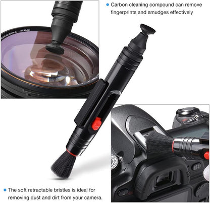 VSGO All-in-One Camera Cleaning Kit for APS-C Sensor Cameras Compatible with Canon, Nikon, Sony, Pentax and DSLR,CMOS Swabs, Lens Cleaning Pen, Air Blower and Other Clean Accessories Included (DKL-20)