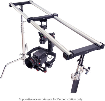 PROAIM Overhead 12ft Modular Studio Rig for Camera/Gimbal/Light Setups. Payload up to 11kg / 24lb. for Photography, Videography. (P-OHLR-01)