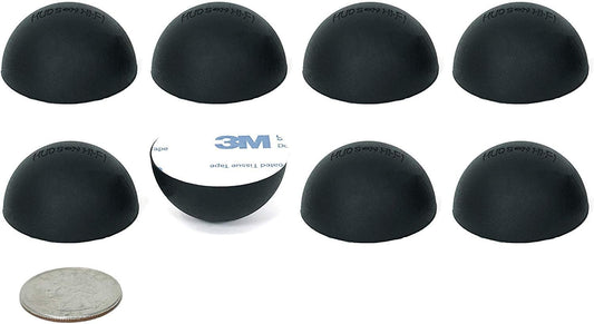 Silicone Speaker Isolation Feet (8-Pack, 1.25") – Non-Skid Adhesive Pads for Turntable, Subwoofer & Audio Equipment – Vibration Dampening, 20 Duro Rubber