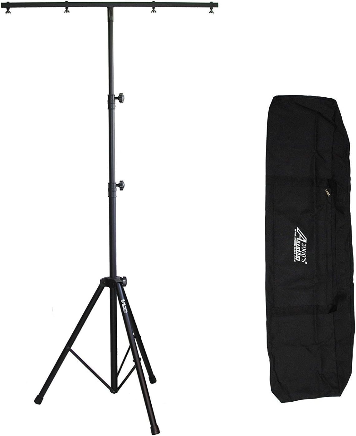 Audio2000'S AST4421A Professional Lighting Stand with T-Bar and Carrying Bag