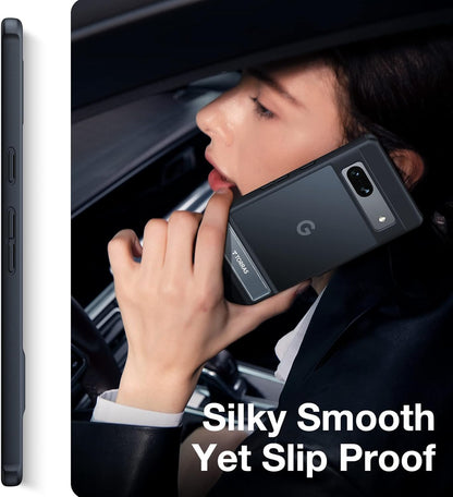 TORRAS Marsclimber for Google Pixel 7a Case [8FT Military-Grade Protection] [3 Stand Ways] with Firm Kickstand Comfortable and Non-Slip Gripping for Google Pixel 7a Phone Case Slim 5G 6.1 inch, Black