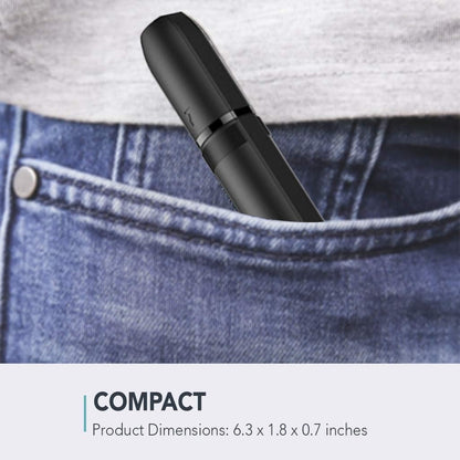 Foto&Tech Lens Pen Cleaning System for Canon Nikon Sony Panasonic Fujifilm Olympus Pentax Sigma DSLR/SLR/Evil/Film Camera with Foto&Tech Velvet Bag (2 PCS, Black)