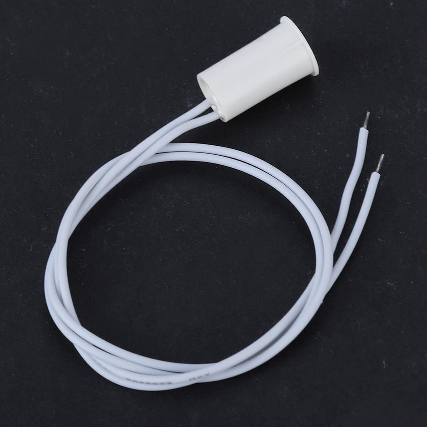 10Pcs 100VDC Recessed Door Sensor, 15mm-5mm Door Magnetic Reed Switch for Home Security Alarm Systems, Door Magnetic Sensors for Alarm Control Panels GND Port and N.C. Port