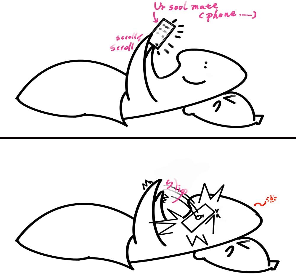 Universal Phone Grip for Smartphones& Mini Tablets - Phone Holder for Hand for Back of Phone - Wireless Charging Compatible (Silver) -2Pack