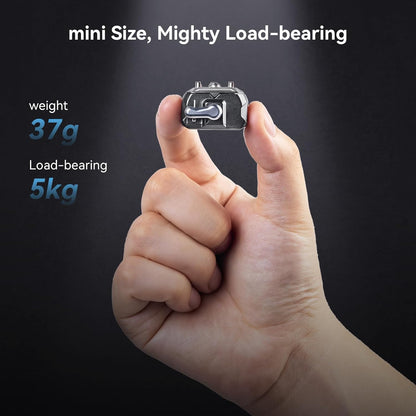 SMALLRIG Quick Release Plate Drop-in HawkLock mini Quick Release Camera Mount Adapter with 1/4" Screw, for Camera Clamp, Super Clamp, Ball Head, Tripod, Magic Arm, Stabilizer, Field Monitor - 3513C