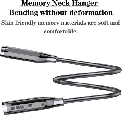 Neckband Bluetooth Headphones，6.0 Bluetooth 120 Hours Playtime，IPX7 Sports Waterproof Earbuds with Microphone Noise Cancelling with TF Card Slot ，HiFi Stereo (Black)