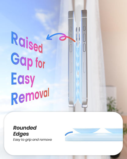 Klearlook Magnetic Suction Phone Mount for MagSafe Case, Removable Sticky Phone Grip Holder for Hands-Free Makeup/Selfie/Live Streaming/Vlog for TikTok & Instagram Influencer/Creator, Light Blue