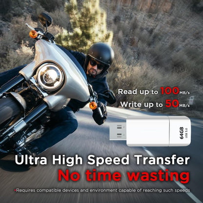 GIGASTONE 64GB Flash Drive, Z60NB USB 3.2 Gen 1, Ultra Fast, Retractable Capless Slider Design, Data Storage, Backup for PC/Mac/TV/Car Audio, USB 2.0/3.0/3.1 Compatible (Random Color)