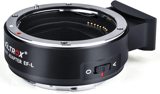 Viltrox EF-L Electronic AF Auto Focus Lens Mount Adapter Compatible with Canon EF/EF-S Lens to L Mount Camera Leica SL SL2/Panasonic S1 S1R S1H/Sigma fp