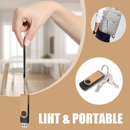 EASTBULL 16GB USB Flash Drive Bulk Thumb Drives 50 Pack with Lanyards USB 2.0 Jump Drive 16 GB Memory Sticks Zip Drive Pen Drive for Storage and Backup Gold 50PCS 16GB