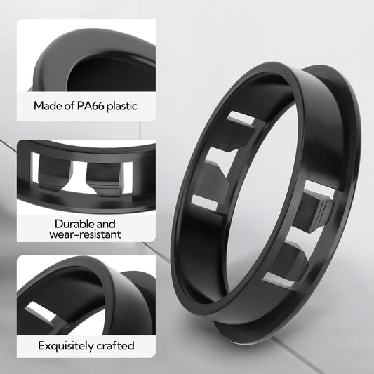 30PCS 2" Black Cable Snap Bushing Grommet, Snap in Cord Bushing Protect Cables