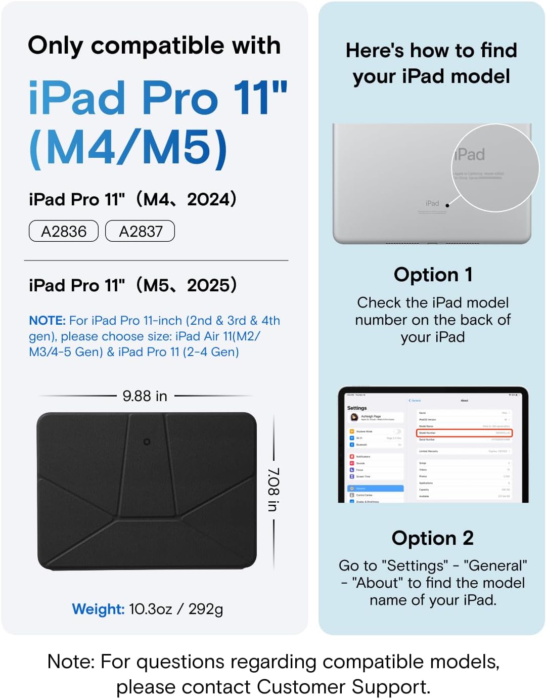 MOFT Dynamic Folio Case for iPad Pro 11- inch (M5 2025 / M4 2024), Silm Magnetic Stand Case with 20+ Viewing Angles, Auto Wake/Sleep, Ultra Thin, Jet Black