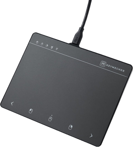 Keymecher Mano 603 Wired Precision Trackpad, Slim, Multi-Gesture USB Touchpad Mouse for Computers, Notebooks, PCs, Laptops - Windows 7/10/11 Compatible