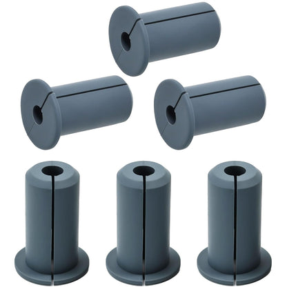 6pc Starlink Cable Grommet 3/4" Silicone Waterproof Wall Hole Pass Through Split Cable Bushings for TV Wire Ethernet Cord, Starlink Cable Routing Kit Accessories,38mm/1.5"Ht, Grey