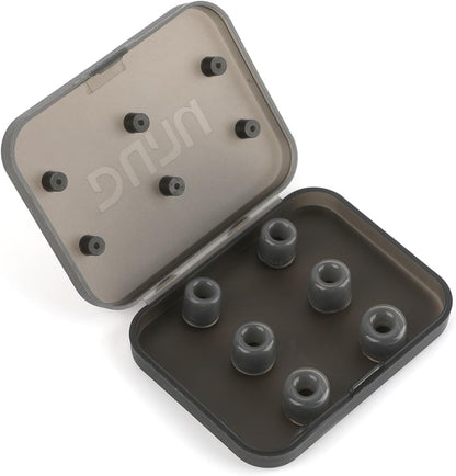 Linsoul DUNU S&S Silicone Eartips S/M/L (3pairs) for Nozzle Diameter from 4mm-5.5mm for Stage Studio, for KZ ZS10 Pro, 7HZ Zero, Orchestra Lite, TANGZU Wan'er S.G IEM (S/M/L- Each Size 1 Pair)