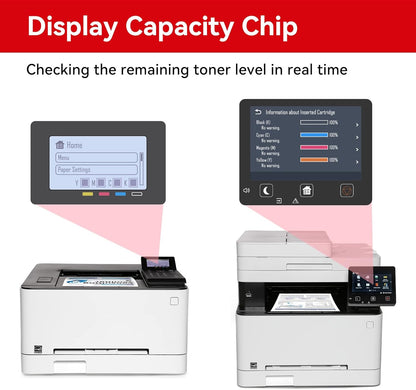 MYTONER 067H 067 Toner Cartridge Set Compatible Replacement for Canon 067H 067 Toner Cartridge High Capacity for imageCLASS MF656Cdw LBP632Cdw MF654Cdw MF653Cdw LBP633Cdw Printer (4 Pack 067H Ink)