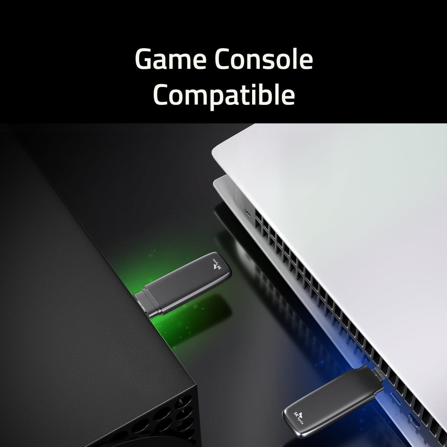 SK hynix Tube T31 1TB Stick Type SSD with DRAM | up to 1000MB/s | 10 Gbps | USB-A 3.2 Gen2 | External Solid State Flash Drive Compatible with PS4, PS5, Xbox, Window PC & Mac