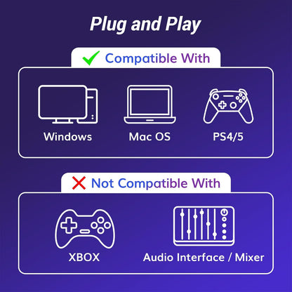 TONOR USB Gaming Microphone, RGB Streaming Microfono Set, PC Podcast Recording Computer Mic for PS4/5, Discord, Twitch, Cardioid Condenser Mic with Adjustable Boom Arm Stand TC30S+