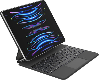 Belkin Pro Keyboard Case w/Magnetic Stand, Backlit Bluetooth Keyboard, Multi-Gesture Controls, Magnetic Apple Pencil Storage Compatibility, & Multimedia Keys for iPad Pro 12.9" & iPad Air 13" - Black