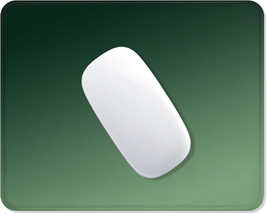 ITNRSIIET Mouse Pad Non-Slip Rubber Base Smooth Surface Stitched Edges Waterproof Durable Compatible with All Mice for Office & Gaming, Desk Accessory, 10.2x8.3x0.12 inch, Forest Gradient