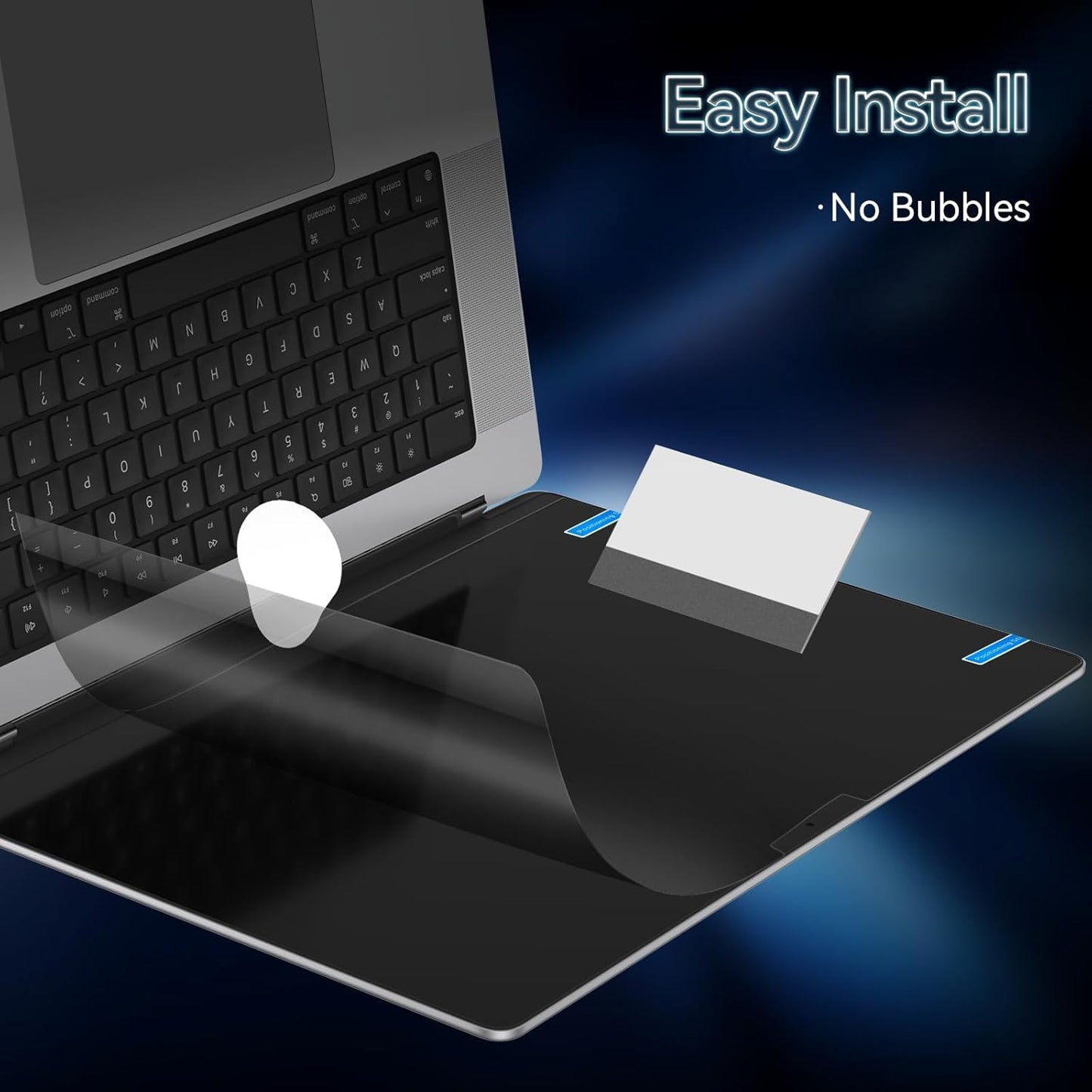 360° Privacy Screen for MacBook Pro 16 Inch (2021-2024, M1, M2, M3, M4), 4 Way Privacy Anti Glare Blue Light Filter Shield Film Anti Spy Laptop Protector for Mac 16.2In Computer