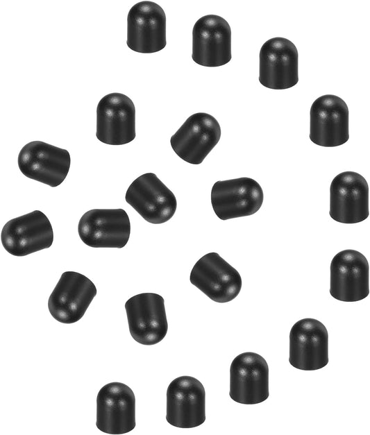 MECCANIXITY 40Pcs Replacement Stylus Pen Tips 6mm Conductive Capacitive Touch Screen Pens Tips Silicone Rubber, Black