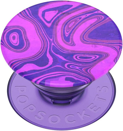 PopSockets Plant-Based Phone Grip with Expanding Kickstand, Adhesive Grip, Eco-Friendly - Translucent Lava Flow