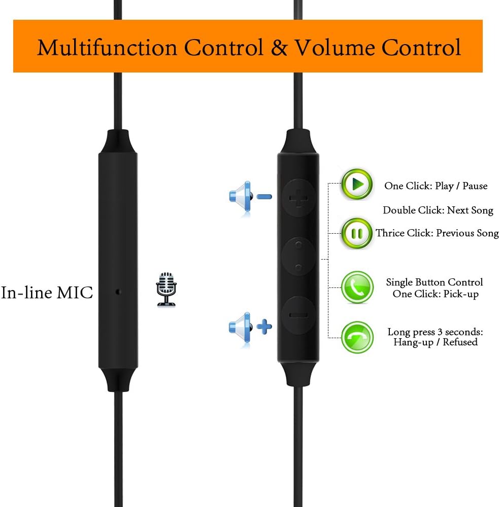 Sleep Headphones, MAXROCK Ultra Soft Comfortable In-ear Earphones w Mic and Volume Control Sound Blocking Earplugs Earbuds for Sleeping, Snoring, Bedtime, Relaxation, Air Travel, Insomnia & Meditation