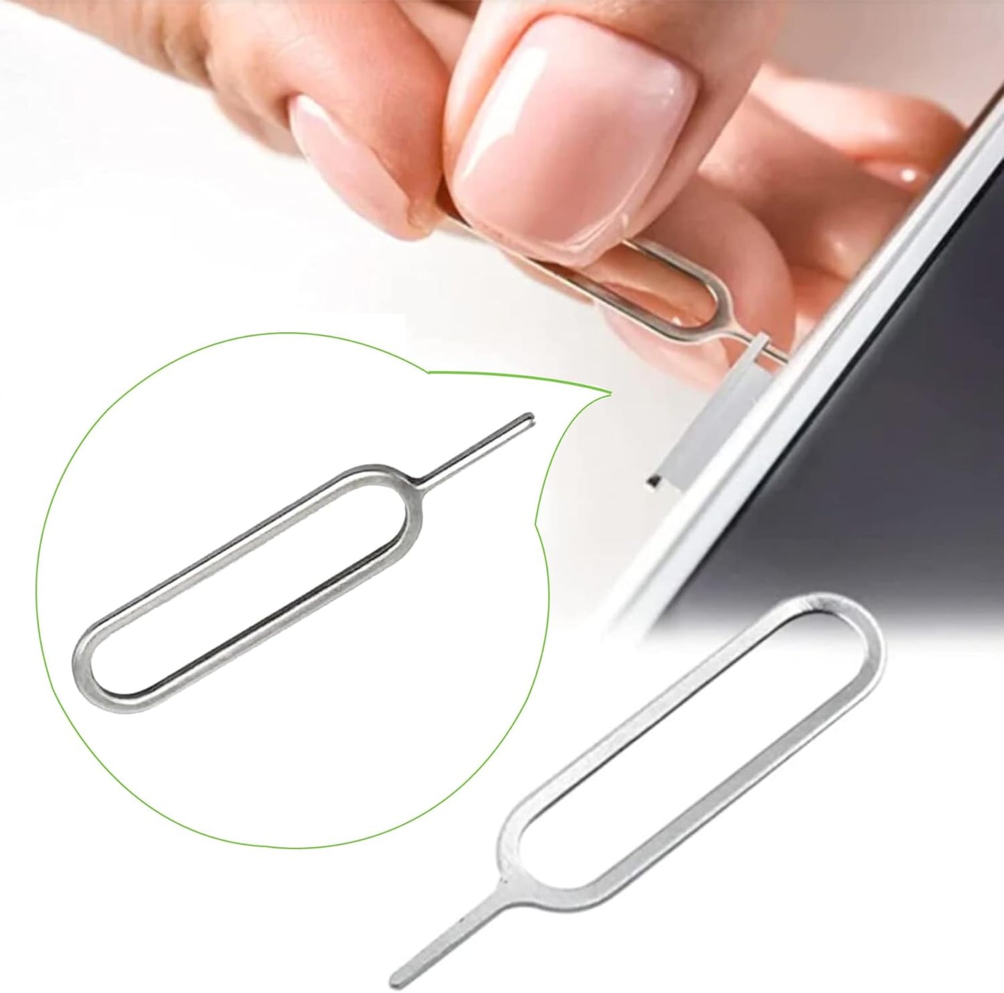 ZukoCert 16 Pieces SIM Card Removal Tool Set, Multi-Functional SIM Ejector Tool, SIM Card Pin, Phone SD Card Removal Tool Key, Universal for Smartphone