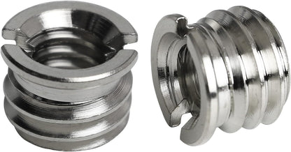 1/4"-20 Female to 3/8"-16 Male Tripod Thread Adapter LUORNG 10PCS Standard Screw Adapter Reducer Bushing Converter for DSLR Camera Camcorder Monopod Stand, 3/8 to 1/4 Tripod