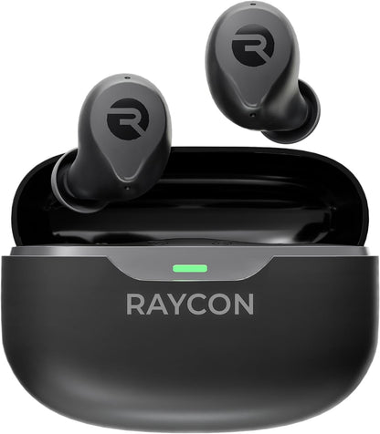 Raycon Everyday Earbuds Plus - Bluetooth True Wireless in-Ear Buds with 32 Hours Playtime, Multipoint Technology, Extreme Comfort, and Active Noise Cancellation (Carbon Black)