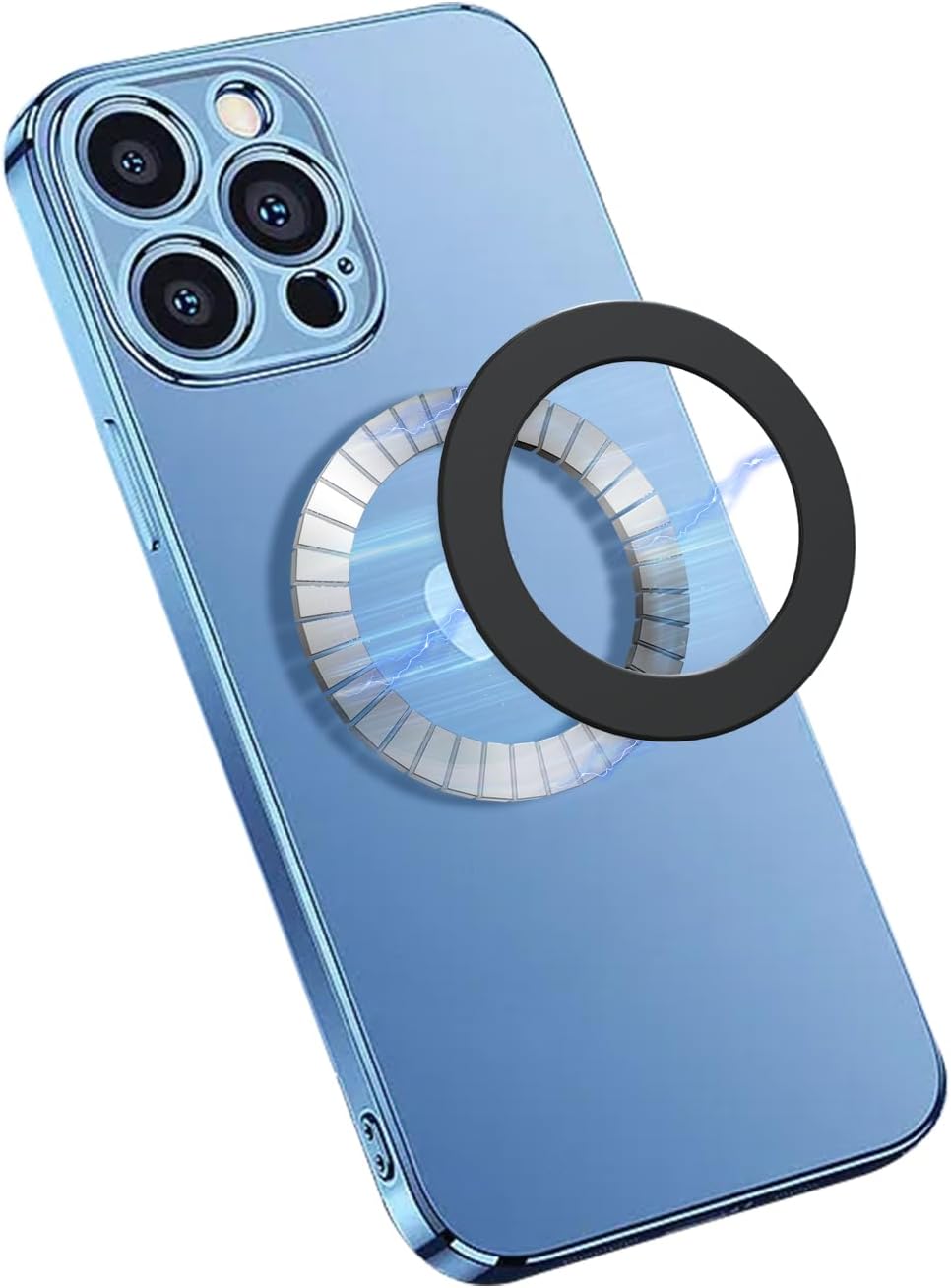 Magnetic Adapter Ring, Compatible with Kindle Pop Socket Magnetic,for Magsafe Accessories & Wireless Charging for iPhone 16/15/14/13/12 Mini Plus Pro Max/Pixel 8/ S24 Ultra/ S23 and More