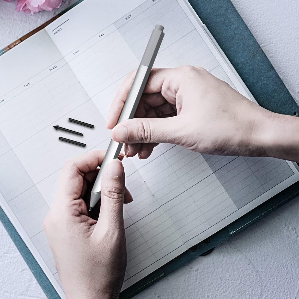 Moko Pen Tips for Surface Pen (3 Packs, HB/2H/H Type), Surface Pen Tip Replacement Kit Compatible with Surface Pro 2017 Pen (Model 1776)/Surface Pro 4 Pen, Original Pen Nibs Refill for Stylus Pen