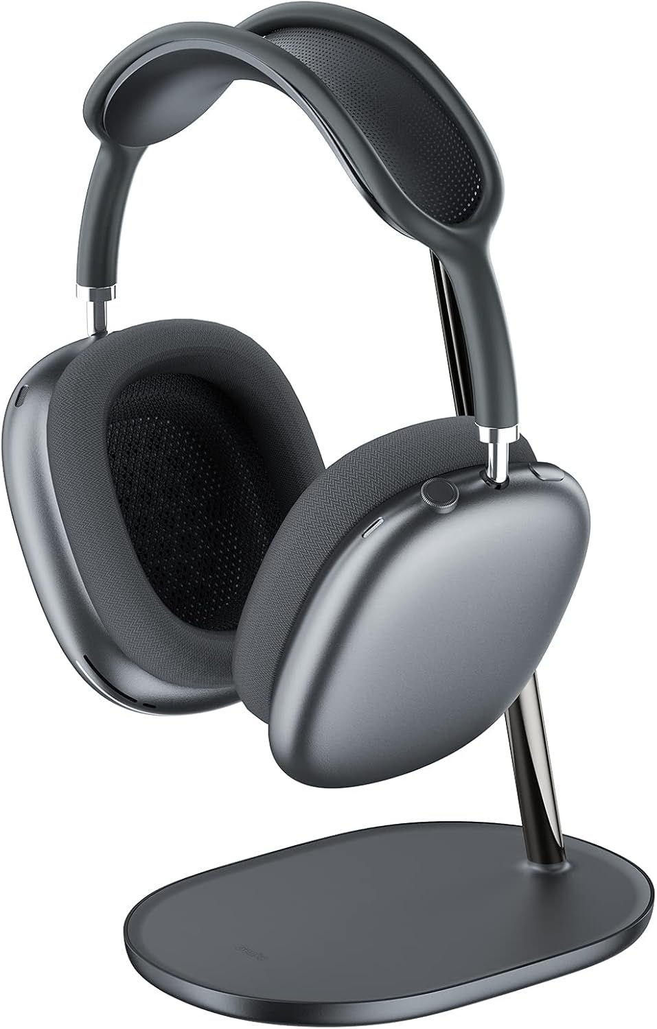 BENKS Desktop Headphone Stand Universal Headset Holder Hanger Mount with Protective Silicone Pad, Gaming Headset Accessories, Compatible with AirPods Max, Beats, Bose, Sony and so on(Black)