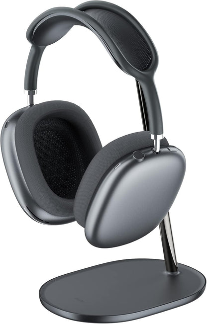 BENKS Desktop Headphone Stand Universal Headset Holder Hanger Mount with Protective Silicone Pad, Gaming Headset Accessories, Compatible with AirPods Max, Beats, Bose, Sony and so on(Black)
