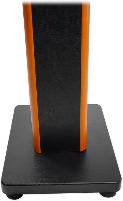 Rockville Pair RHTSC 36-Inch Bookshelf Speaker Stands, Surround Sound, 60 lbs Capacity, Wood Construction, Isolation Pads, Spikes, Sand-Fillable, for Home Theater and Studio Audio