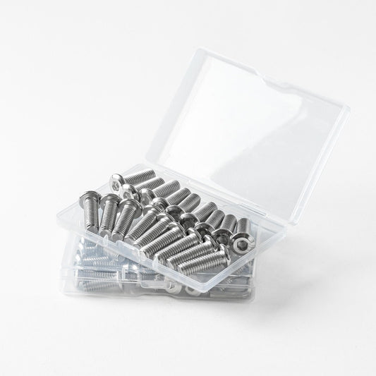 1/4-20 x 1 (25 Pack) Flat Head Hex Socket Cap Screws Bolts, 304 Stainless Steel 18-8, Hex Drive, Bright Finish, Fully Machine Thread